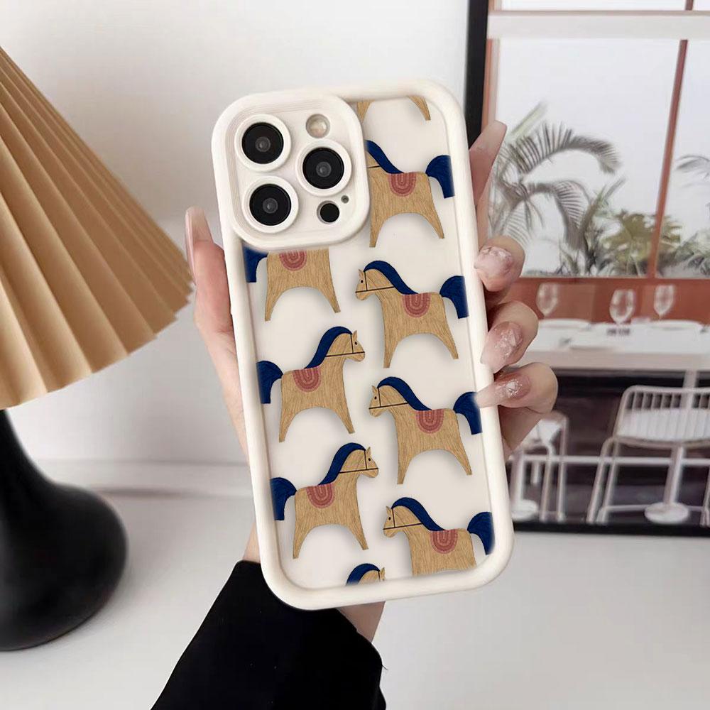 Illustration Of Animal Horse Phone Case For Samsung A13 A15 A16 A17 A22 A23 A25 A32 A33 A35 A51 A52 A53 A54 A55 A71 A72 Cover