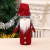 Wine Bottle Cover Handmade Embroidery Wine Bottle for Christmas Decorations Christmas Party Decorations