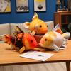 Plush Cartoon Goldfish Pillow - Soft Cushion & Soothing Doll for Girls