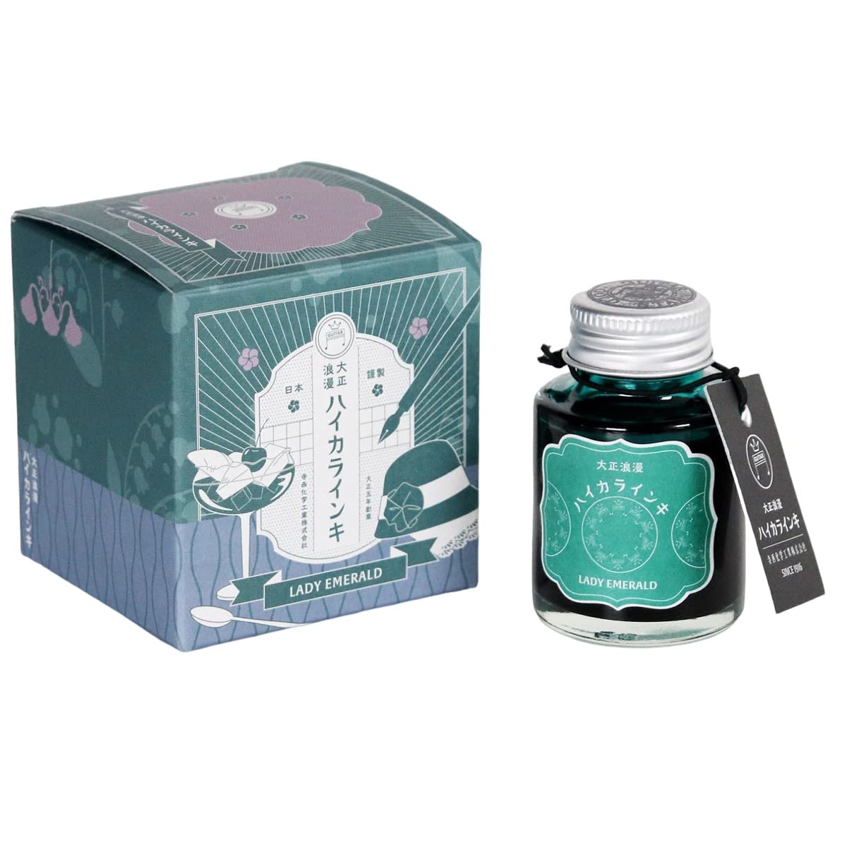 

Teranishi Chemical Guitar Taisho Roman Hikara Ink Lady Emerald TRH-40ML-T66