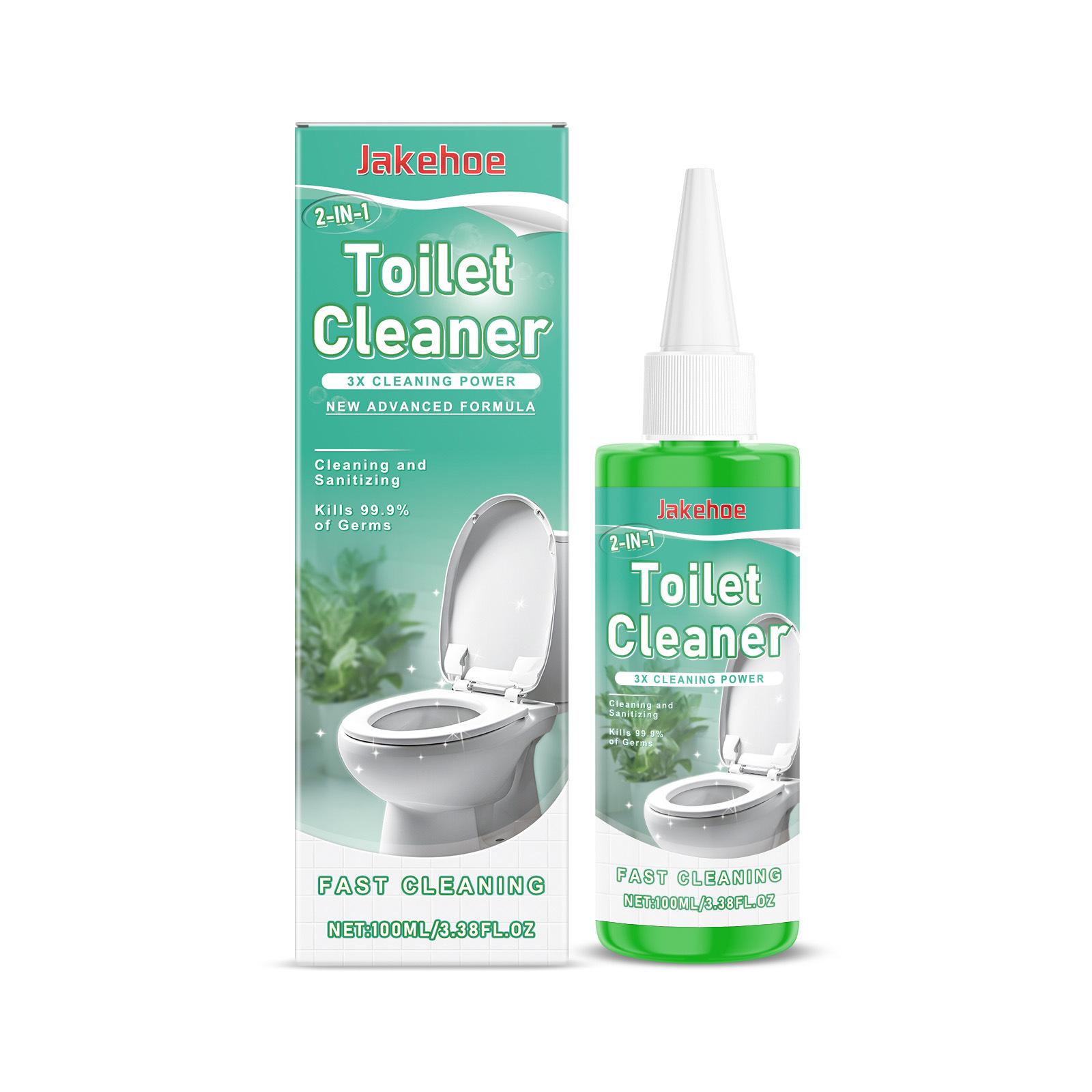 

JAKEHOE Очиститель для унитаза Удаление пятен в туалете Очистка Дезодорация туалета Глубокая очистка Свежий запах 100ml