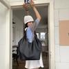 Korean Niche Bag Women 2024 New Early Autumn Simple Black Versatile Tote Large Capacity Shoulder Armpit Bag
