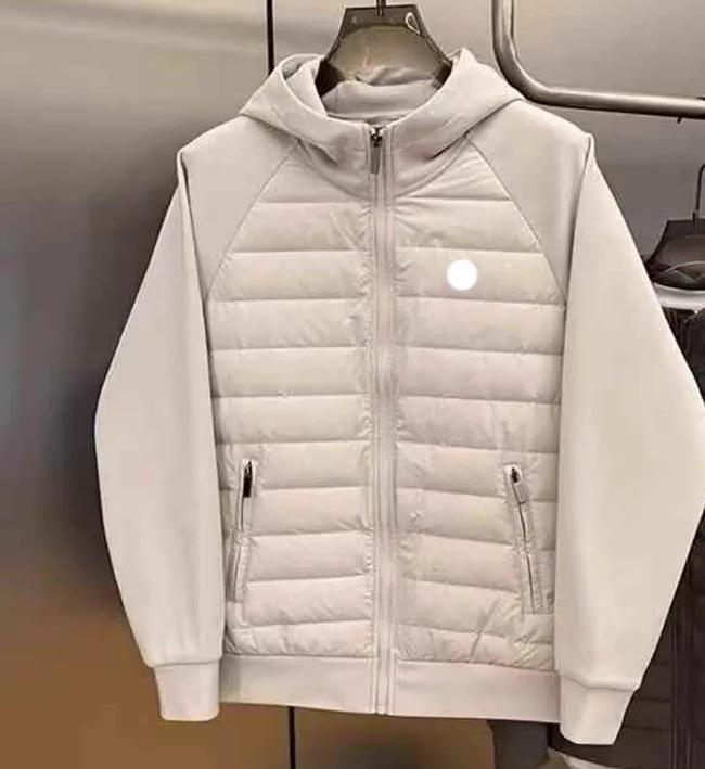 Jachetă cu glugă unisex 2025: Cardigan casual splicing pentru primăvară/toamnă pentru bărbați și femei