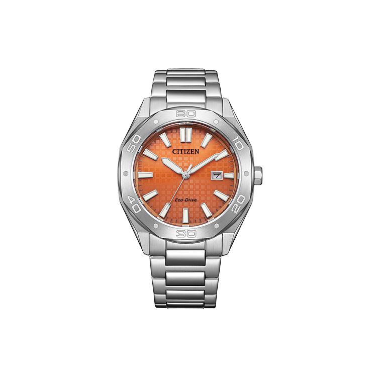 CITIZEN Eco Drive Light Powered Quartz Movement Stainless Steel Strap Watch 41mm Unisex BM7630-80Z BM7630-80Z