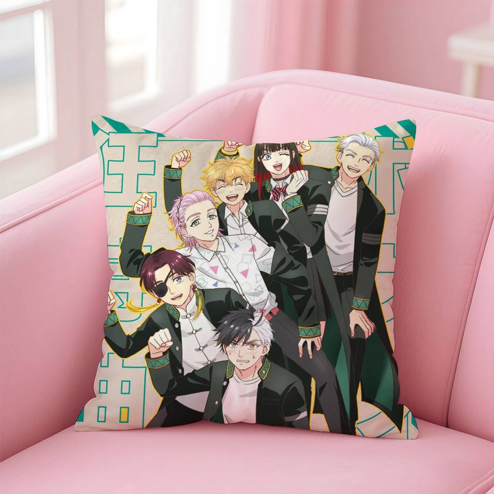 Anime W-WIND BREAKER Kissenbezug Musterdruck Kissenbezug Wohnzimmer Sofa Kissenbezug Schlafzimmer Raumdekor