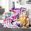Custom Name Rainbow Pony Adventure Party Blanket For Couch Bed Plush Cozy Fuzzy Blanket Super Soft Warm Blankets For Fall And Winter 0916119