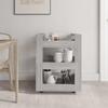 816822 vidaXL Kitchen Trolley Sonoma Grey 60x45x80 Cm Engineered Wood