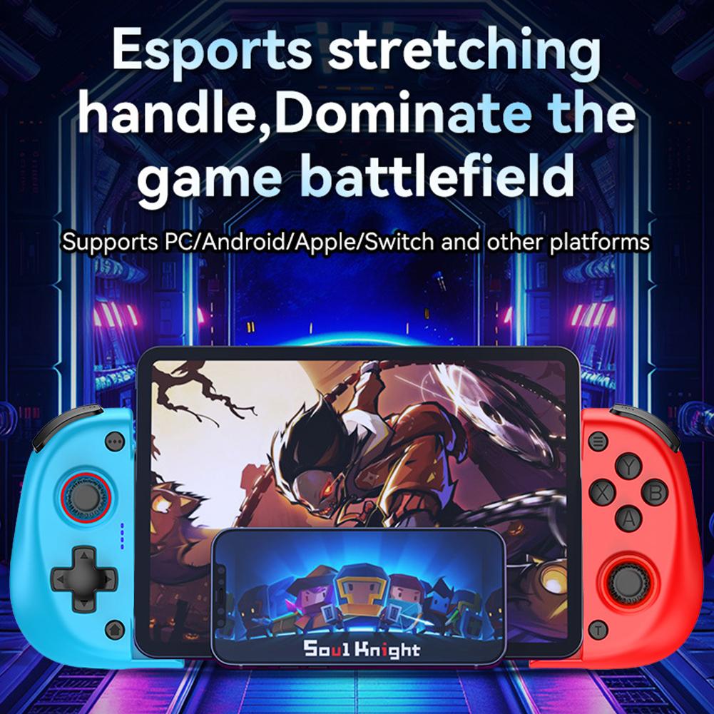 X3 Handy-Gaming-Controller mit Kühlventilator Bluetooth-kompatibel Hall-Effekt-Joystick Vibration für Android/iOS/PC/Switch