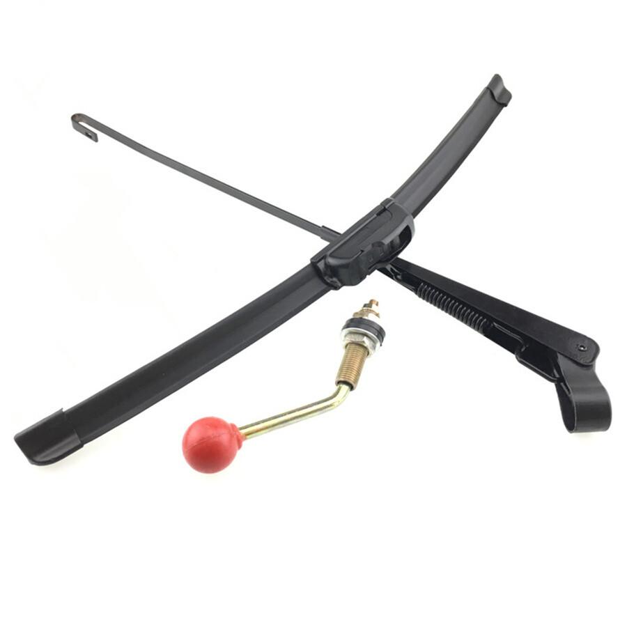 Universal Manual Operated Windshield Wiper for Polaris RZR 1000 Honda Pioneer