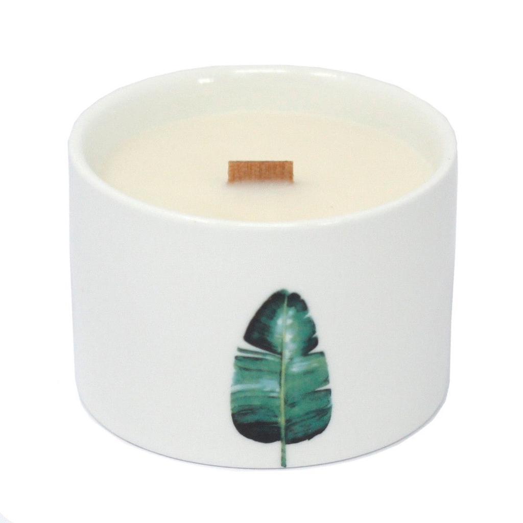 Japanese Garden Soy Wax Scented Candle, Wood Wick