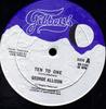 12inch Record GEORGE ALLISON  Ten To One GB1155 Gibbous 1980 US Reggae Ska  Dub Used