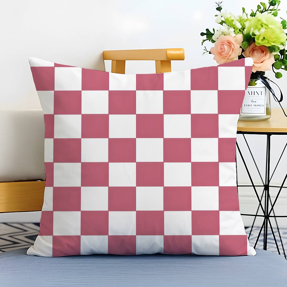 

Artistic Simple And Elegant Home Styl Pillow Case Anti-dustmite Pillowcase Invisible Zipper Silky Short Plush Sofa Cushion Cover 12x12Inch