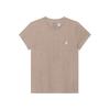 Polo SS25 T-shirt da donna con logo ricamato, girocollo, manica corta, T-shirt da donna 211682521-067