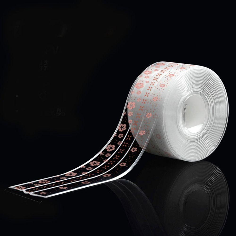 Self Adhesive Kitchen Sink Waterproof Sticker Waterproof Anti-mildew Sink Bath Sealing Strip Mildew Strong Thickened