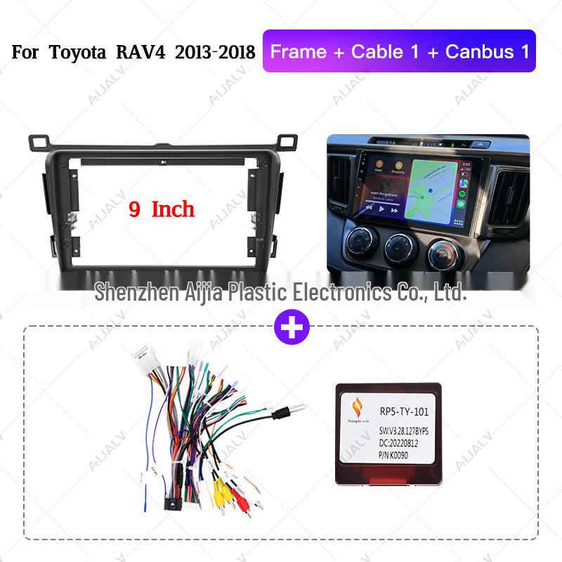 9-Inch Toyota RAV4 2013-2018 Android Navigation Screen Face Frame