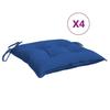 VidaXL Set of 4 Pallet Cushions, Waterproof Seat Pad, Garden Cushion, Outdoor Decoration Terrace, Blue 361538