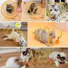 Portable Cat Tunnel Tube Elastic Interactive Cat Toy Cat Spring Mouse Tunnel  Indoor Outdoor Use