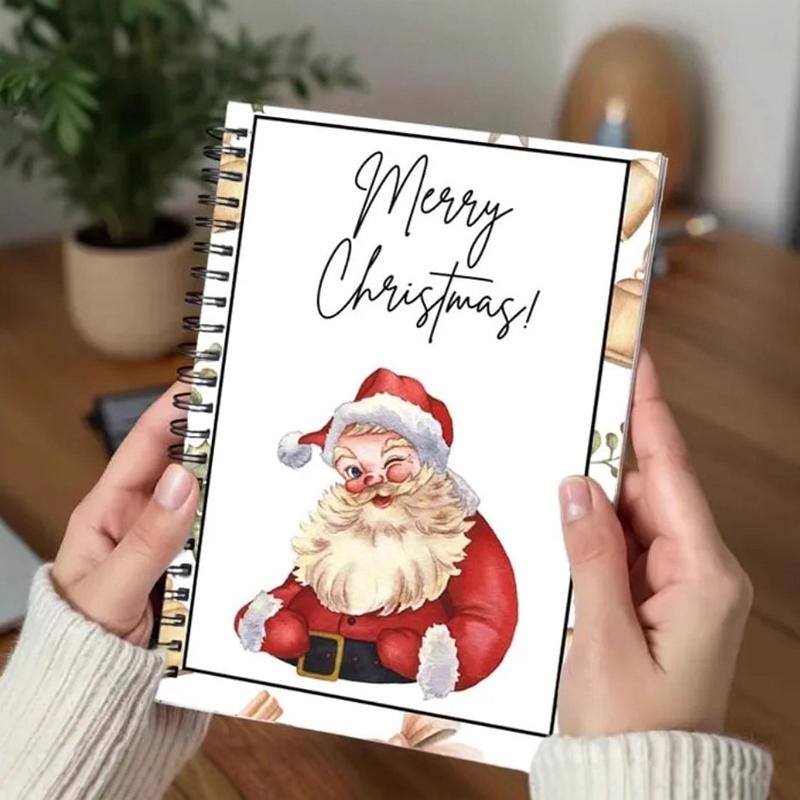 Libro de Tarjetas de Regalo de Navidad con Espiral Festival Regalos de Navidad Para Adolescentes Organizador de Tarjetas de Felicitación Soporte para Tarjetas de Felicitación