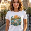 Barcelona Graphic Tee | Viva La Vida, Sagrada Familia Mosaic Art, Spain Travel Souvenir