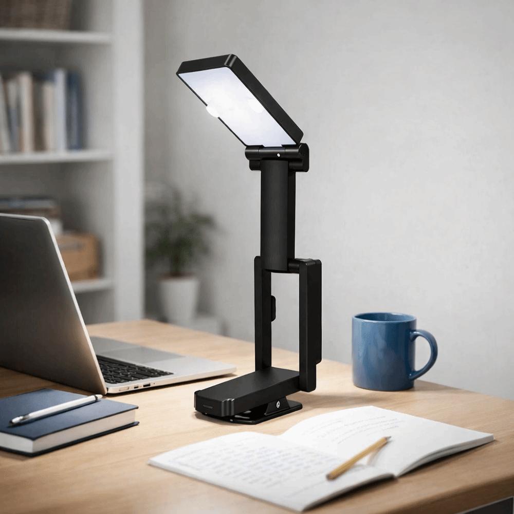 USB Charging Foldable Desk Lamp Eye Protection Book Light Portable Study Lamp  Travel