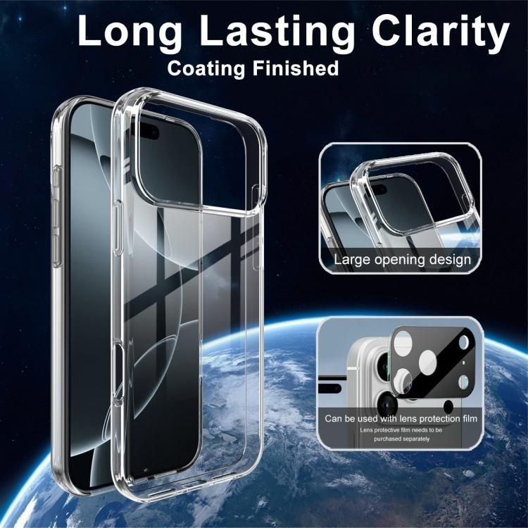 Transparente Hülle für iPhone 17 Pro Max 17Air 17pro 17PM Stoßfeste Schutzhülle HD Clear Harter PC-Stoßfänger für iPhone 17
