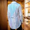 Long Suit Blazer Jackets Men Party Dance Bling Coats Wedding Men's Gentleman Stage Suits B08