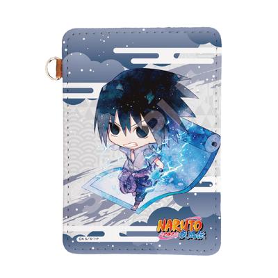 NARUTO Shippuden Uchiha Sasuke Karaktärskonst Läderpassfodral 02