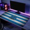 Golden Marseille Emblem mouse pad, rubber base, esports desk mat, mouse pad for gamers and office use, gaming desk , easy to clean mat
