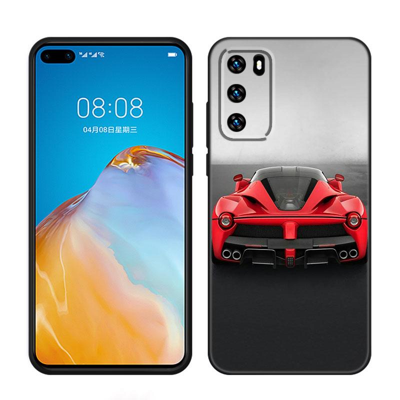 

Sports Cars Male Men Black Phone Case For Huawei P10 P20 P30 P40 Lite P50 P60 Art P50E P Smart Z 2018 2020 2021 Pro 2019 Huawei P30