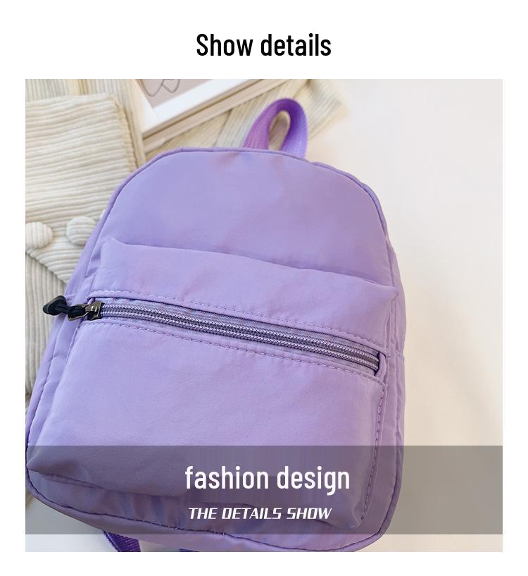 Zaino Classico in Nylon da Donna 2021 - Alla Moda Stile Coreano per Studenti