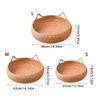 Grass Woven Cats House Soft And Durability Handwoven Cats Sleeps Basket For Indoor Use Providing Warmth
