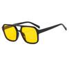 New Retro Square Sunglasses, Fashion Trend Anti-UV Sun Glasses, Stylish High-End Shades for Summer Daily Wear