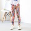 Kids' Spring/Summer Printed Milk Silk Stretch Base Layer Pants