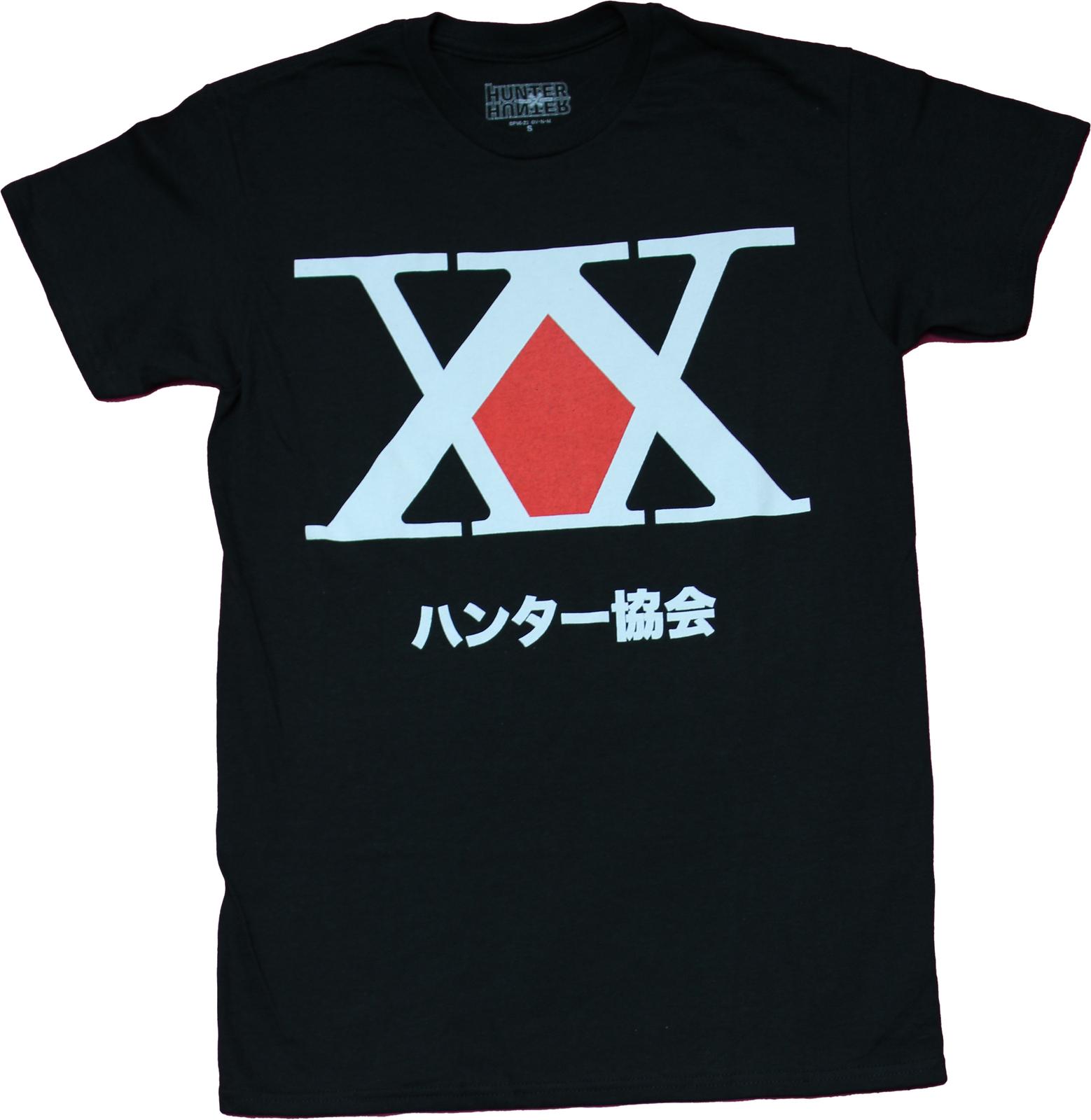 Hunter x Hunter New Adult T-shirt Large Red and White logo XX Logo M
