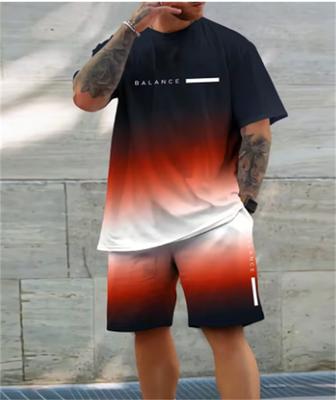 New 3D Printed Men Casual T-Shirt Shorts Set Tracksuit Male 2 Pieces Fashion Outfit Man Clothing Jogging Suit