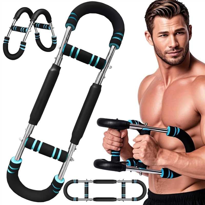 

3-Level Adjustable Chest Arm Bar [2025 New Design & Muscle Revolution], Strength Training Equipment, Adjustable 30-50kg Capacity, For Beginners to