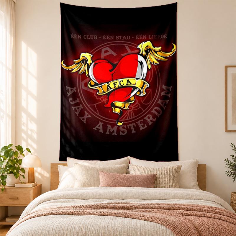 AFC Ajax Tapestry Highquality for Decorating Living Room Bedroom Dorm Walls Ideal As Bedroom Wallart Orholiday Gift