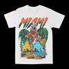 White Miami Hurricanes Vintage Mascot T-and Kids Tshirt Cotton Graphic Tee Men Women Summer Streetwear