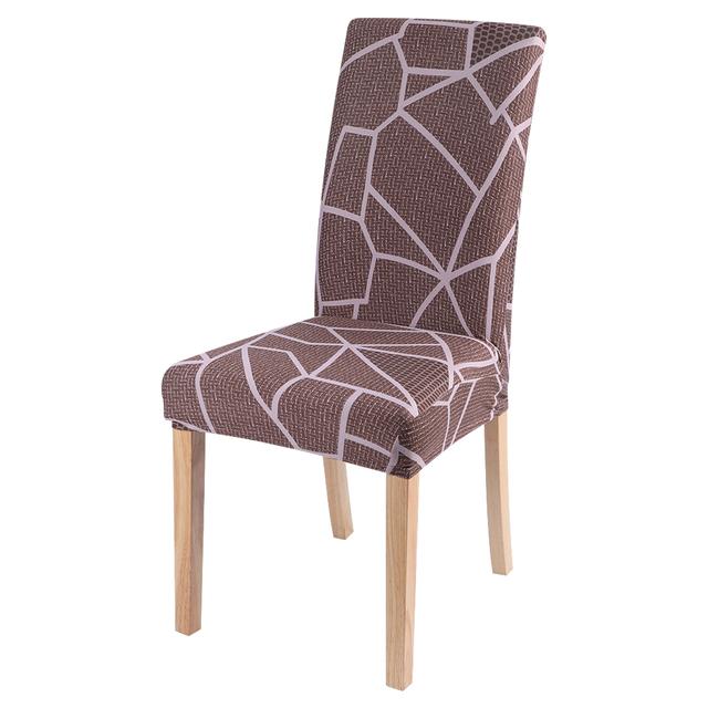 Elastic Dining Chair Cover Home Wedding Chair Cushion Removable Slipcovers Protector Anti -Dust Furniture Decor For Banquet Party