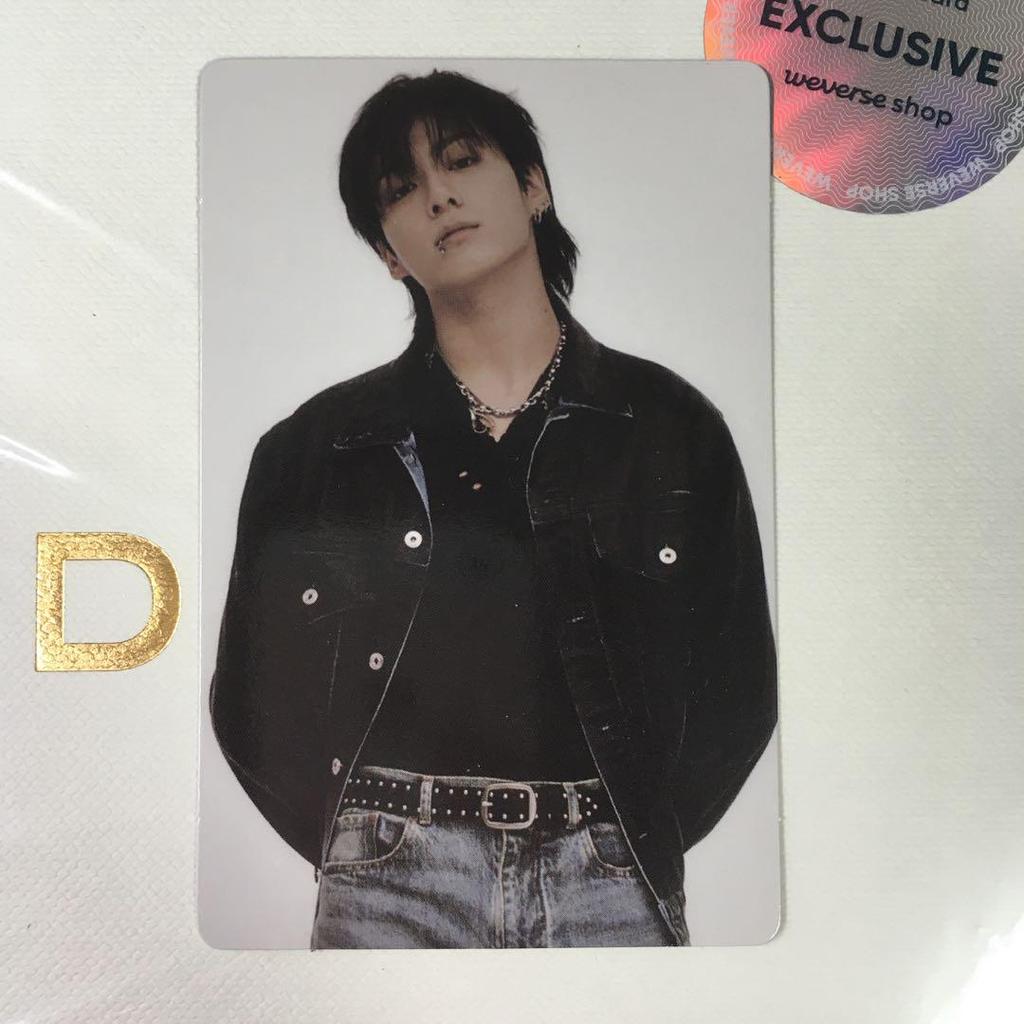 [USED] Jungkook GOLDEN Weverse US Limited Edition CD with Trading Cards (No Missing Items)