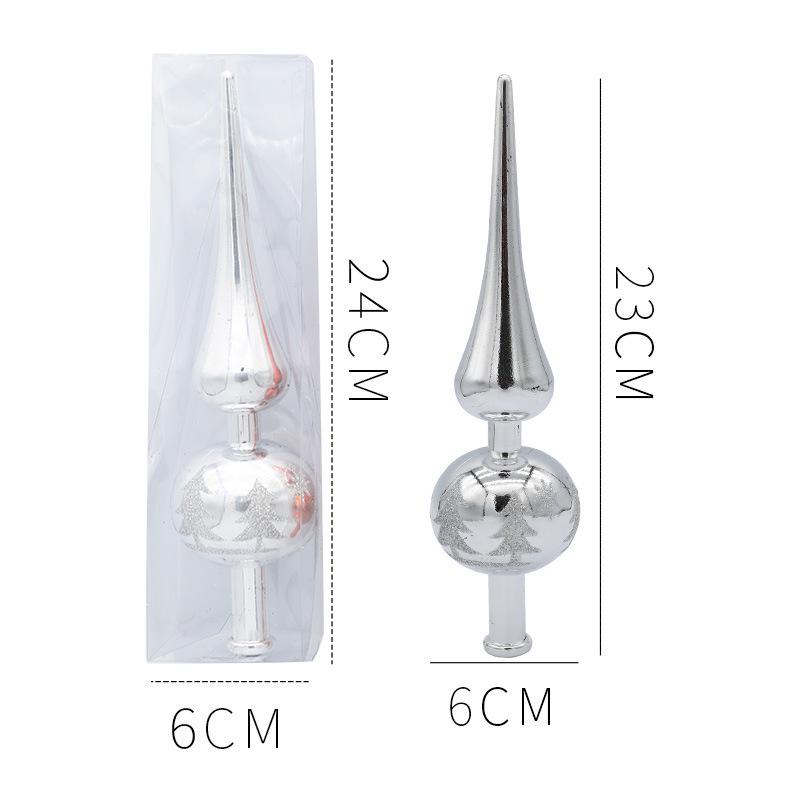 Ηλεκτρολυτικά Επικαλυμμένη Κολοκύθα Αστέρι Διακόσμηση Κορυφής Χριστουγεννιάτικου Δέντρου