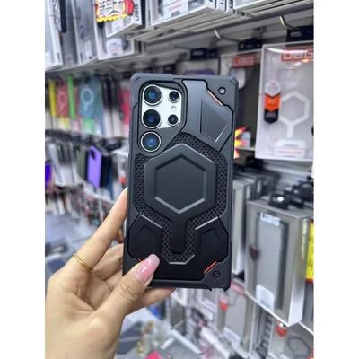 Luxuriöse robuste Kevlar Magsafe Hülle für Samsung Galaxy S25 Ultra S24 Ultra S24 Plus Stoßfest Sturzschutz Handyhülle
