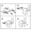 Led Dimmable Wall Lamp Bedroom Bedside Reading Light Folding Telescopic Switch Modern Creative Study Rocker Wall Light Fixture