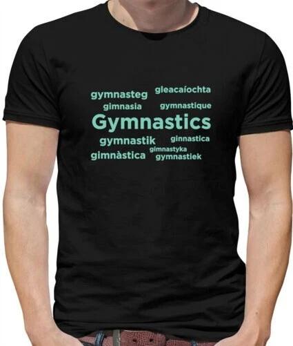 

Gymnastics Language - Mens T-Shirt - Gymnastics Gym Exercise Fitness 3XL