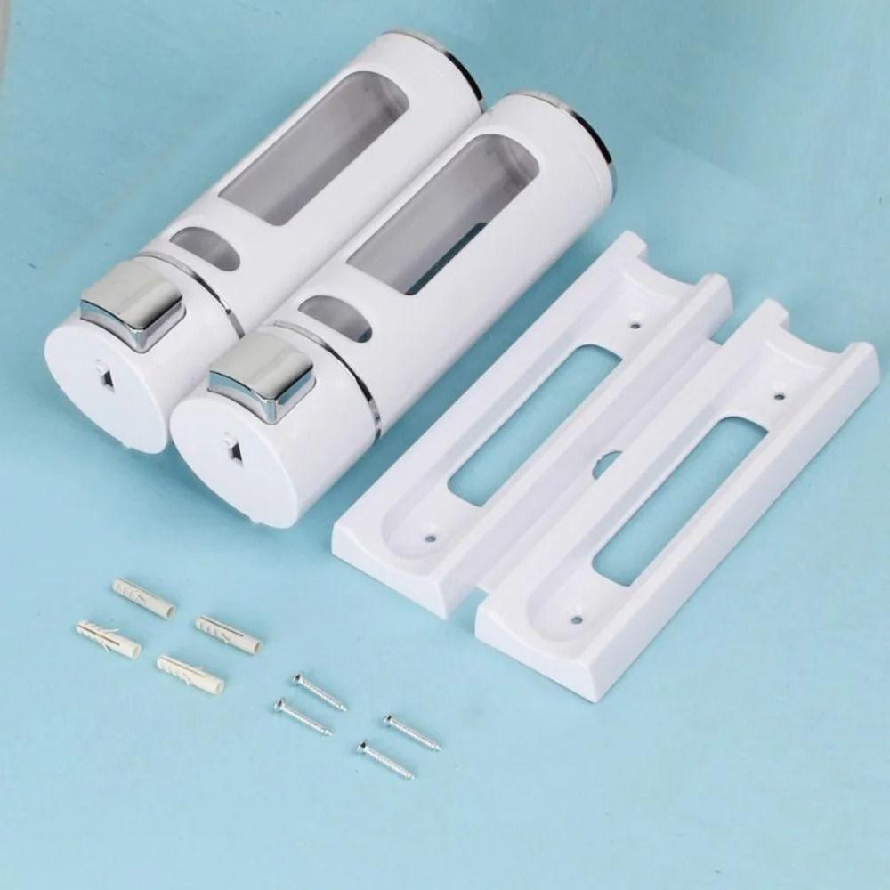 Manual Press Liquid Soap Container Wall-Mount Hand Sanitizer Jar Soap Dispenser  Shampoo