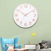 12 Zoll 30CM Leise Wanduhr, Kreativ und Modisch, Dreidimensionale Digitale Minimalistische Uhr für Zuhause Wohnzimmer