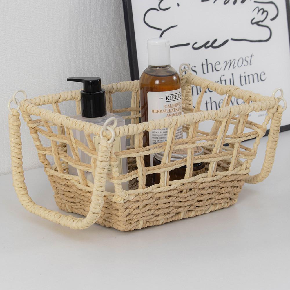 Style Metal Storage Basket With Large Capacity For Home Organization And Snack Storage