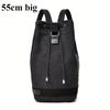 Fashion Canvas Sports Backpack Barrel Bag Travel Computer Backpack Men's Bag Leisure Travel School Bag Unisex