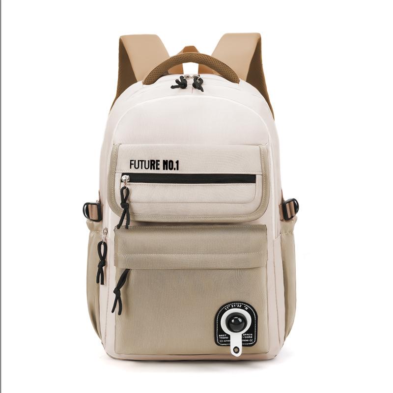 Large-capacity Couple Travel Backpack Korean Version of Japanese Cute Girl Backpack Fashion Junior High School Students' Schoolbags.