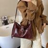 Autumn and Winter Large-capacity Commuter Tote Bag, Women's Casual, Retro and Versatile Single-shoulder Underarm Crossbody Bag